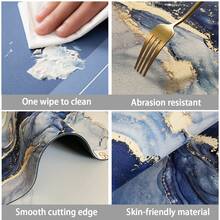 件現代大理石印花淋浴墊，可水洗，吸濕，防滑，安全浴室防滑地毯，彈性，抗疲勞，耐磨橡膠背門墊，適用於淋浴間、浴室、客廳、臥室、廚房及室內門口造型，多種顏色可選 - 彩色 - 查看 8