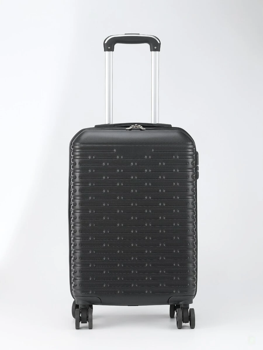 Maleta de mano de alta capacidad y estilo moderno de 20 pulgadas de ABS con cierre de cremallera y ruedas giratorias de 360°. Equipaje de viaje ideal para vacaciones, luna de miel, estudios en el extranjero, graduación y talla grande. Accesorio de viaje perfecto como regalo para hombres, mujeres, niños, estudiantes y parejas.