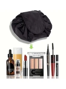 1 Stück Kosmetiktasche, tragbare Reise-Kordelzugorganizer-Tasche, unverzichtbar für Reisen, Kreuzfahrten, Wohnheime, Makeup-Tasche, Hautpflege-Tasche, Kulturbeutel, Geschenk für Freunde und Lehrer, Geburtstagsgeschenk, Heimdekoration, Badezimmer, Schlafzimmer, Schmuckaufbewahrungstasche