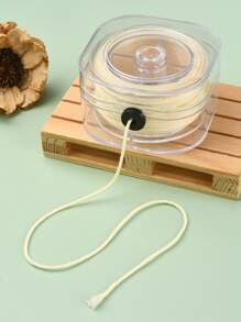 1 Roll Of Approximately 20m 1.5mm Handmade String For Diy Jewelry Making, Suitable For Bracelet And Necklace - Beige - View 6