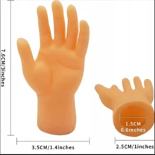10pcs Tiny Hands Finger Little Finger Puppets Mini Finger Hands Miniature Small Hands - Apricot - View 4