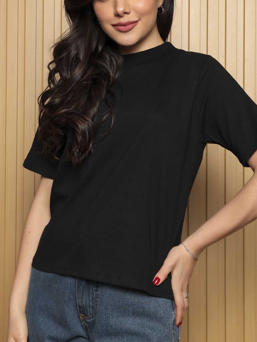 Women T-Shirts - màu đen - Xem 1