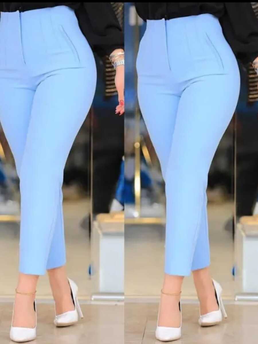 Pantalon de Vestir - Azul - Ver 1
