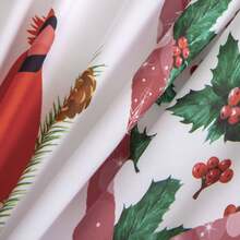 3入組滌綸聖誕圖案床上用品柔軟的和舒服的被套禮品適用於家庭臥室(套+,棉被)