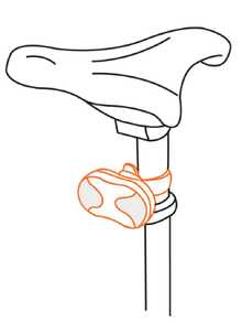 Linterna trasera para bicicleta 9 LEDs con 2 pilas AAA - Negro - Ver 2