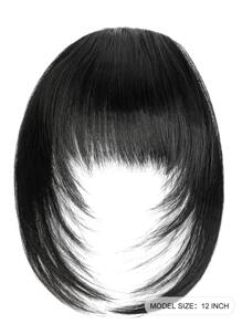 Synthetic Bangs Wig Extensions With Straight Bangs, Heat Resistant And High Temperature Silk, Suitable For Daily Wear And Parties