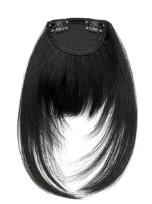 Synthetic Bangs Wig Extensions With Straight Bangs, Heat Resistant And High Temperature Silk, Suitable For Daily Wear And Parties