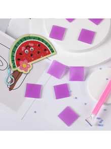 48pcs/set Multicolor Square Diamond Painting Resin Glue In Box - multicolor box - View 6