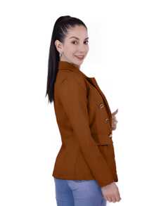 Women Blazers - 銅色 - 查看 6