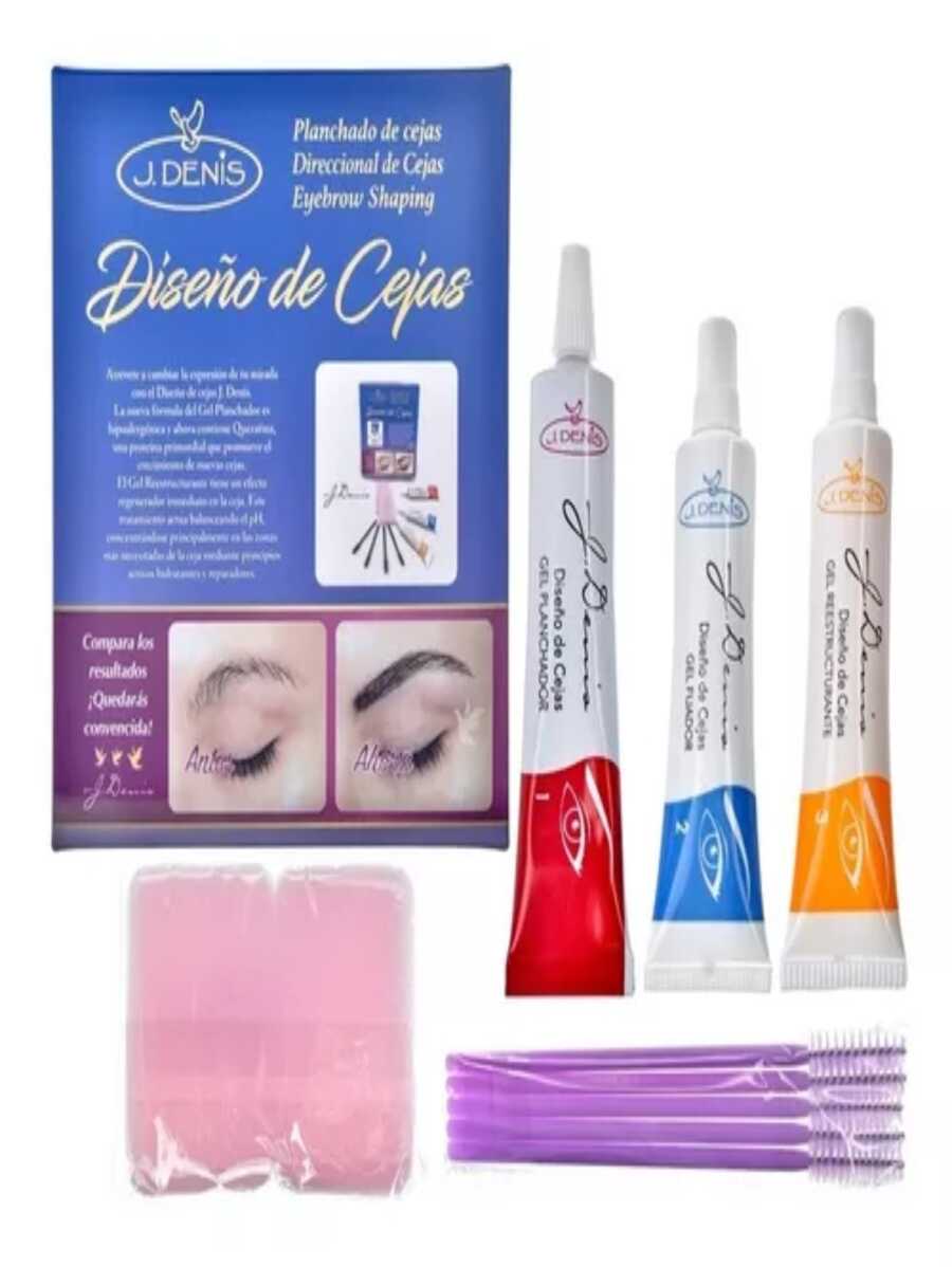 Kit Planchado De Cejas Profesional J Denis - transparente - Ver 1