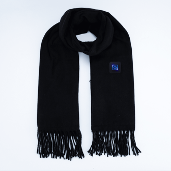 1pc Usb-powered Heated Neck Scarf Wjdz005, Washable Electric Heating Wrap, Power Bank Not Included, Winter Warm Gift