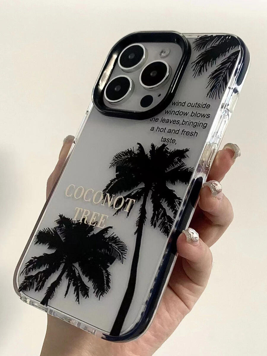 沙灘椰樹防摔手機殼 - 彩色 - 查看 1