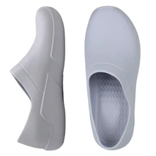 Zapato Doctor Enfermera Chef Cocina Suela Antiderrapante - Blanco - Ver 2
