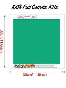 1pc Truck Pattern Diamond Painting With Diamond Painting Kit - Multicolor - View 4