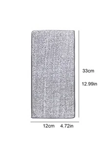 1入組家用清潔拖把替換墊,可水洗噴霧拖把墊,超細纖維裝備搭配除塵墊 - 淺灰色 - 查看 6