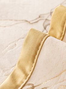 1pc Jacquard Snowy Sofa Slipcover For Cushion, Backrest, And Armrest, Four Seasons Universal - Beige - View 8