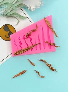 1pc Hair Strand Silicone Mold - Multicolor - View 3