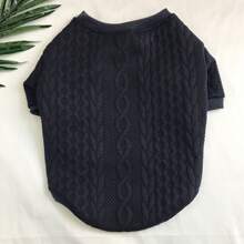 1 件新款秋冬寵物運動衫,時尚領結比格犬和哈巴狗衣服,狗婚禮服裝,領結針織毛衣,貓和狗襯衫 - 藍色 - 查看 9