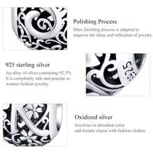 WOSTU 1 Pieza Colgante De Dijes Vintage De Letras A A Z, Colección De 26 Letras De Plata Esterlina 925 Para Pulsera O Brazalete De Plata Esterlina, Joyería Fina De Regalo