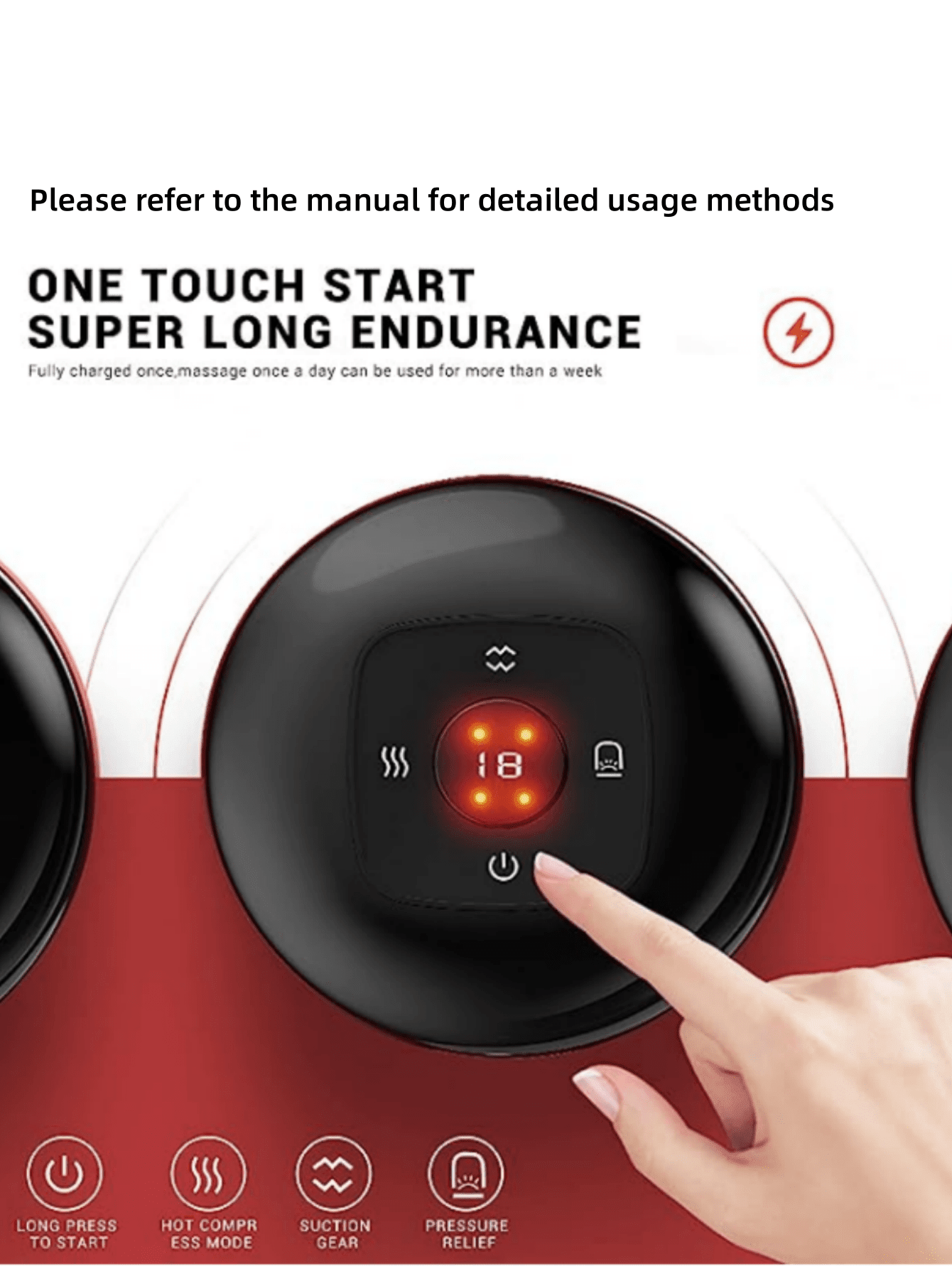 1pc Rechargeable 1200mah Battery Smart Portable Intelligent Dynamic