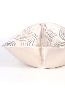 1 件现代抽象激光箔印花装饰涤纶枕套，适用于客厅、卧室、户外沙发，45 厘米 * 45 厘米、50 厘米 * 50 厘米、30 厘米 * 50 厘米，家居装饰（无枕芯） - 彩色 - 查看 5