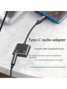 USB c to 3.5mm audio Headphone adapter type c to 3.5mm adapter and Charger Adapter,2-in-1 USB C Charging Port to Aux Audio Jack and Fast Charging Dongle Cable Cord  allows you to connect Type-C enabled phone,  to your 3.5mm audio headphone, speakers or microphones. compatible  with Sam sung Galaxy S23 S22 Ultra/S22+/S21 Ultra/S21+/S20 FE/S20 Plus/S20 Ultra/Note20 Ultra/20+/10/10+/Z Flip /Z Fold/A60/80/8S/Tab S8/S7/S6/S5, Xperia 1/5/XZ3, PIXEL 2/3/4/5/6/6pro/2XL/3XL/4XL, Google PiXEL2/3/4/5/6/6pro PiXEL 2XL/3XL/4XL, One Plus 7/7t/7 PRO/8/8 Pro/8T/9/9 Pro, ipad pro, MacBook Pro/air and switch, Xiaomi Redmi Huawei oppo vivo Smart Phone etc - Black - View 5