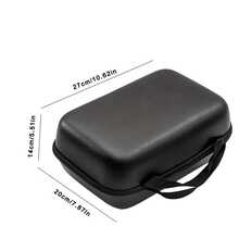 1 Pieza Caja De Almacenamiento De Auto De PU, Caja De Herramientas De Auto De Alta Gama, Accesorios De Automóvil Multifuncionales - Negro - Ver 2