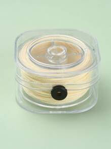 1 Roll Of Approximately 20m 1.5mm Handmade String For Diy Jewelry Making, Suitable For Bracelet And Necklace - Beige - View 2