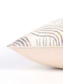 1 件现代抽象激光箔印花装饰涤纶枕套，适用于客厅、卧室、户外沙发，45 厘米 * 45 厘米、50 厘米 * 50 厘米、30 厘米 * 50 厘米，家居装饰（无枕芯） - 彩色 - 查看 7