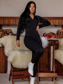 Women Jumpsuits - 黑色 - 查看 5