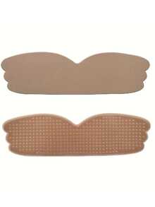 Sujetador adhesivo push-up sin tira de silicona invisible - Albaricoque - Ver 4