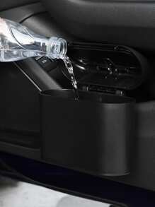 车载垃圾桶，车门安装多功能大容量储物桶，汽车内饰配件，用于存放雨伞 - 黑色 - 查看 5