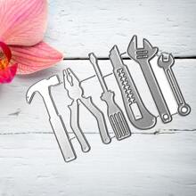 Metal Craft Cutting Dies Set For DIY Scrapbooking, Stamp, Card Making - Silver - View 5