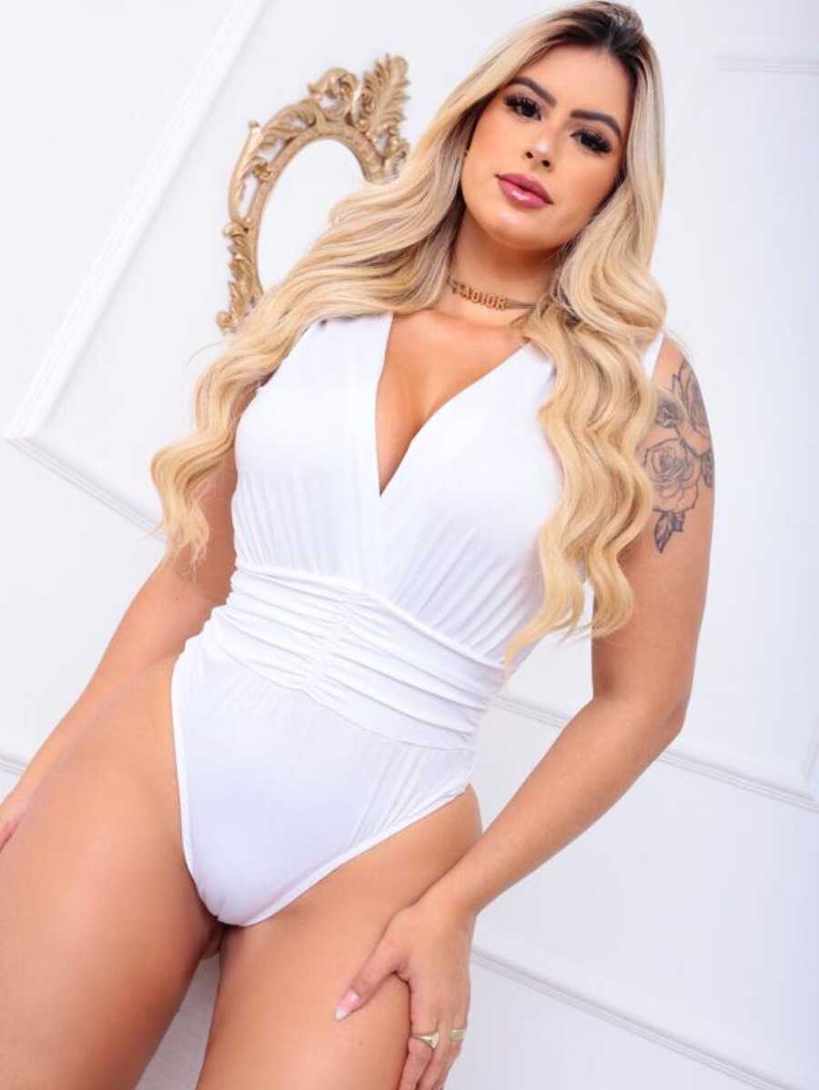 Women Bodysuits - trắng - Xem 1