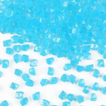 500入組樹脂八角形發光人造石子,適用於盆景水族箱裝飾,迷你童話花園