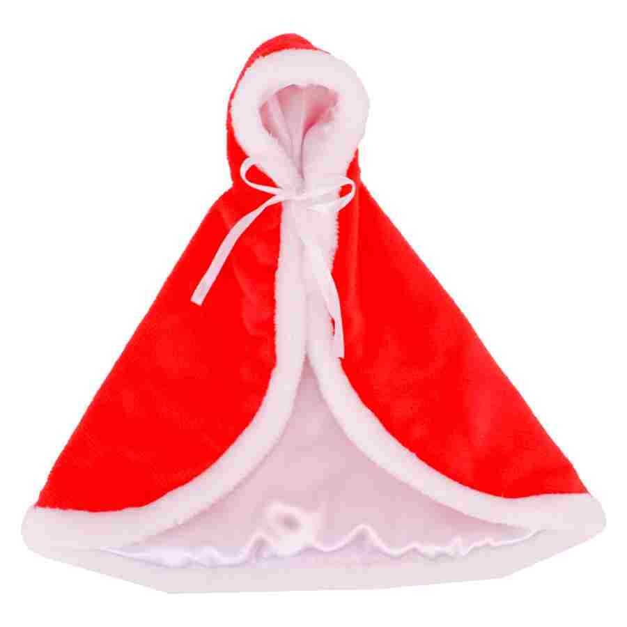 聖誕娃娃斗篷兒童冬季服裝(不含娃娃)