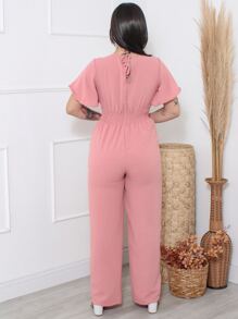 Women Jumpsuits - Màu Hồng baby - Xem 2
