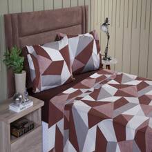 Sheet Sets With Pillowcases - 鏽棕色 - 查看 2