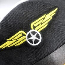 可調節的航空公司飛行員帽子,適用於主題派對、角色扮演、cosplay和化妝舞會 - 藏蓝色 - 查看 4