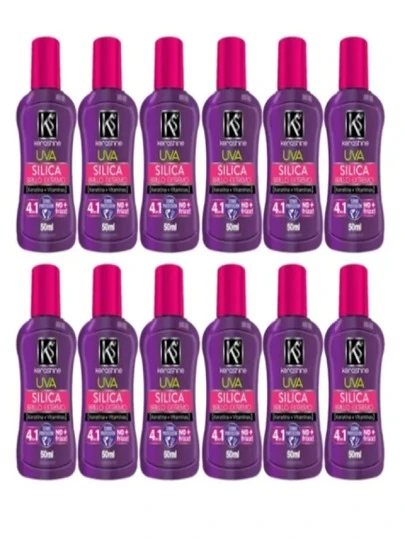 Sílica Gotas de seda Uva Kerashine 50 ml- 12 pz