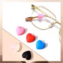 可爱 8 件装黑色防滑眼镜耳钩 女士眼镜配件 - 黑色 - 查看 3