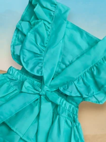 Baby Girls Jumpsuits - 藍色 - 查看 4