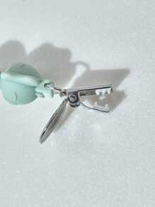 1 件重型，不适合 9 个月以下婴儿，不含奶嘴/出牙玩具、婴儿奶嘴夹、硅胶珠奶嘴夹、1 件硅胶挂绳、水果和蔬菜奶嘴夹、出牙棒和奶嘴夹 - 綠色 - 查看 6