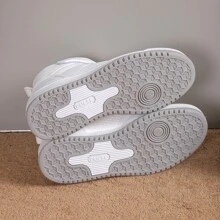 2023年新款大尺碼女款運動鞋,增高、耐磨、可調式扣環,高筒和平底運動鞋