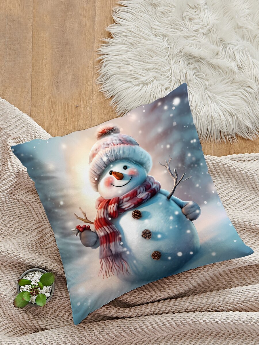 1入組聖誕圖案數字圖案枕套 - 彩色 - 查看 1