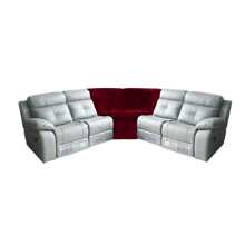 Corner Sofa Cover 1 Piece Velvet Stretch Corner Couch Cover for Sectional Recliner Sofa Slipcover Reclining L Shape Sofa Couch Additional Seat Slipcover - Burgundy - View 4
