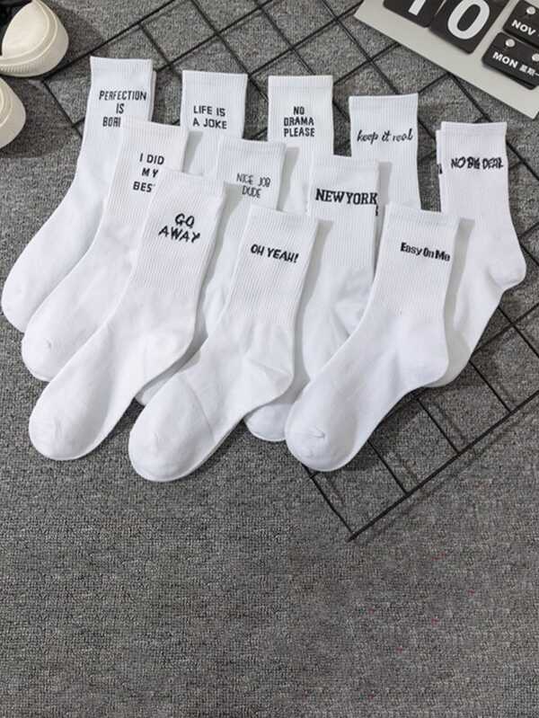 2زوج من جوارب رياضية قصيرة للركبة بالأحرف الابيض الرياضية بأسلوب الهيب هوب الرياضي، ومناسبة لجميع الفصول الأربعة، مريحة للارتداء اليومي للطلاب، بالأسلوب الأوروبي الأمريكي