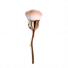 1pc Flower Nail Brush For Manicure Rose Nail Art Brush Nail Accessories Tools Popular Round Small Gel polish Dust Cleaning Brushes - Brown - View 5
