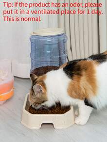 Máng ăn Thú cưng - Màu be - Xem 3