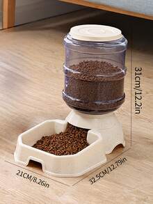 Máng ăn Thú cưng - Màu be - Xem 4